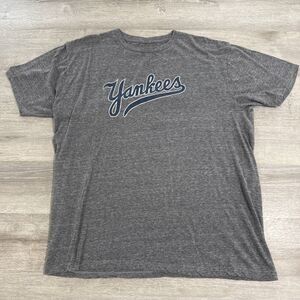 New York Yankees Shirt Wright & Ditson Men’s Gray 2XL MLB Baseball Tee
